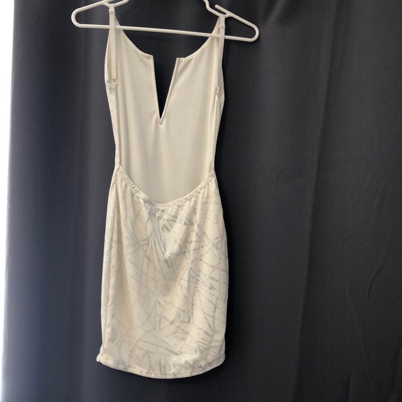 MEEK White & Silver Dress - Picture 2 of 2